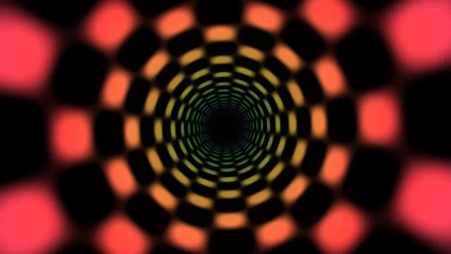 Visual generado por RAVEN VJ: T nel
