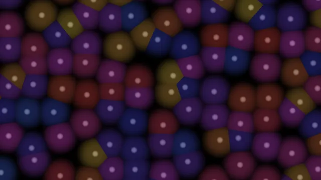 Visual generado por RAVEN VJ: Voronoi